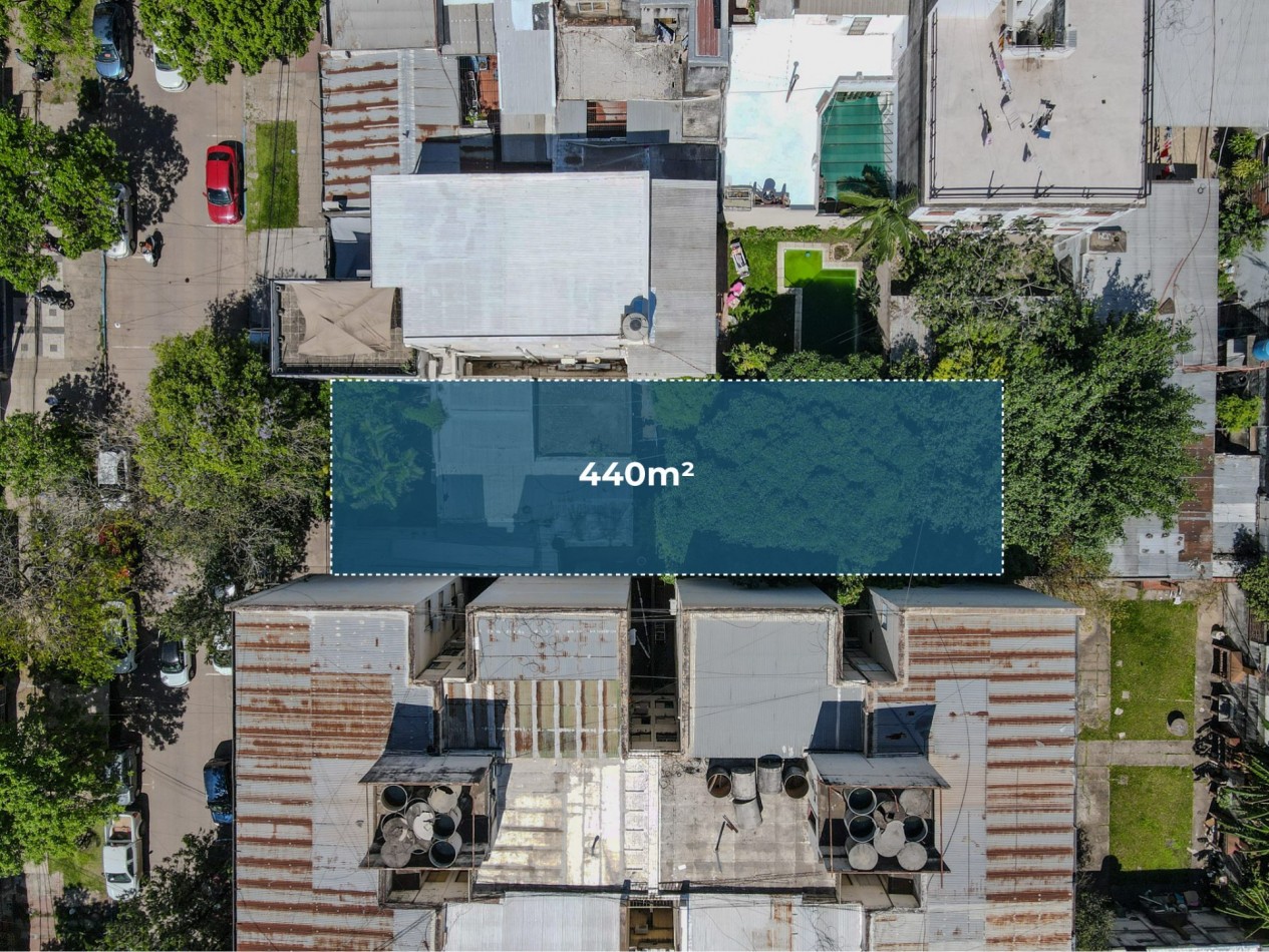 Terreno 11x40 (440 m²) en zona UNNE, apto edificio de hasta 6 plantas